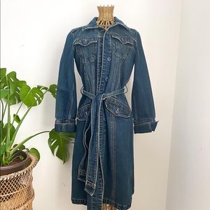 Gap Denim Trench Coat